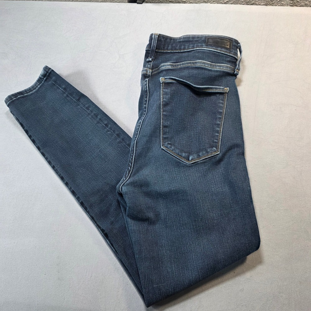 Abercrombie & Fitch Simone High Rise Ankle Jeans Dark Wash Blue Size 27 4R Slim‎
